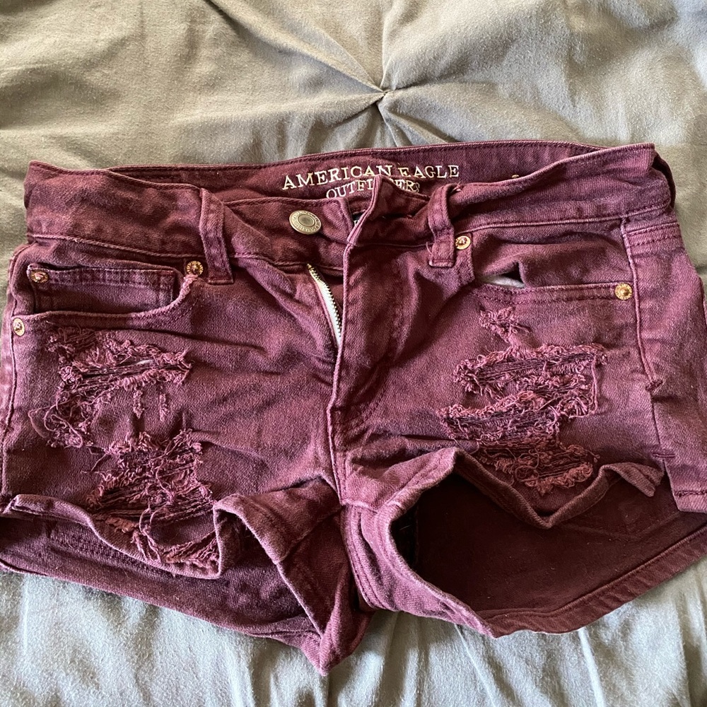 American eagle low rise shorties